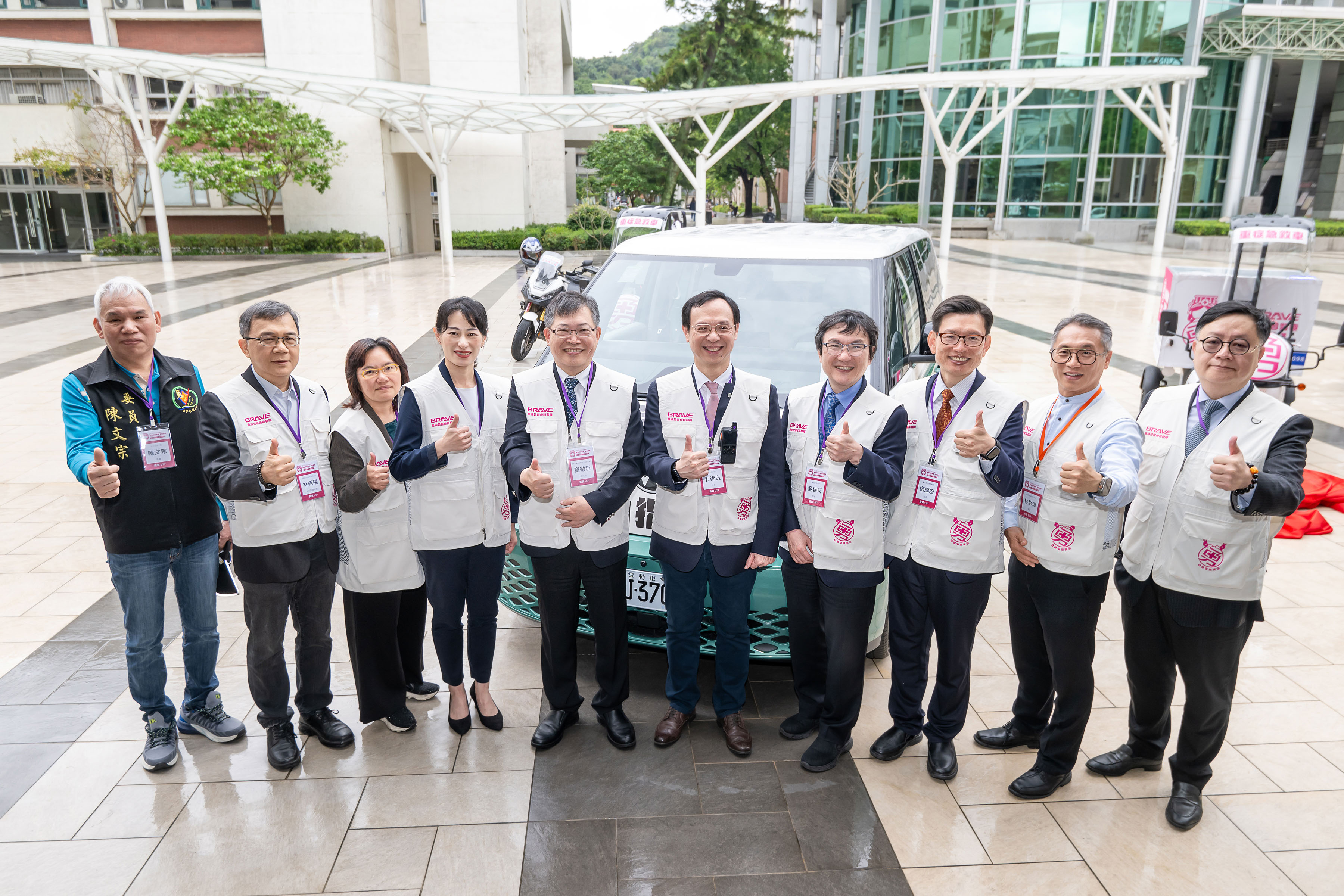 圖01_台灣福斯商旅攜手衛福部及科技醫療夥伴，揭曉由ID. Buzz打造的電動行動指揮車